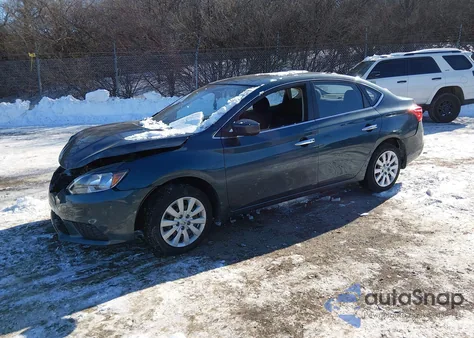 2016 Nissan Sentra Sv z USA, uszkodzony, nr VIN 3N1AB7AP8GY262712
